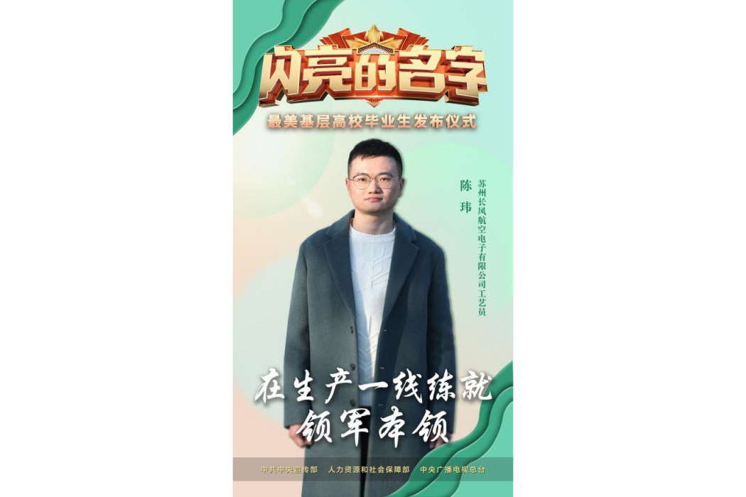 陳瑋(蘇州長風航空電子有限公司數控編程員) 陳瑋(蘇州長風航空電子有限公司數控編程員)