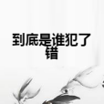 到底是誰犯了錯 到底是誰犯了錯