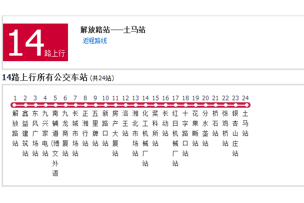 岳陽公交14路 岳陽公交14路