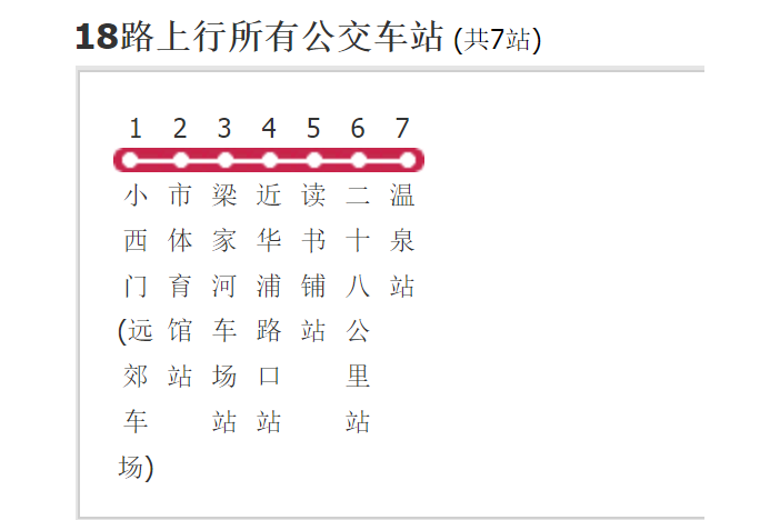 昆明公交18路 昆明公交18路