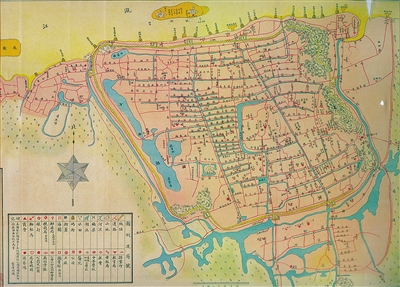 1933年印行的《永嘉縣城區全圖》