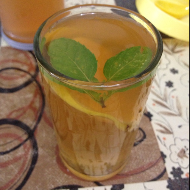 蜂蜜檸檬薄荷茶