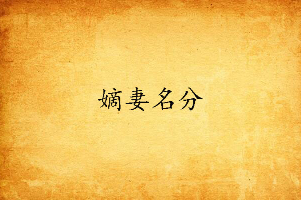 嫡妻名分 嫡妻名分