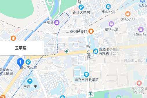 玉帶路(南充市順慶區城市主幹道) 玉帶路(南充市順慶區城市主幹道)