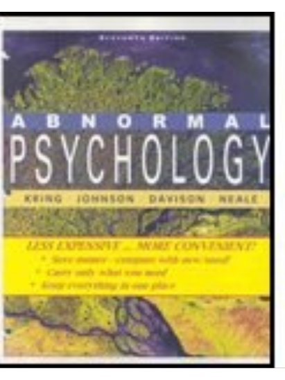 Abnormal Psychology Abnormal Psychology