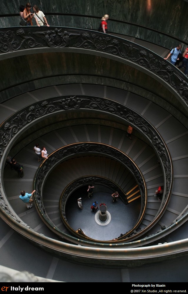 梵蒂岡博物館的旋式樓梯