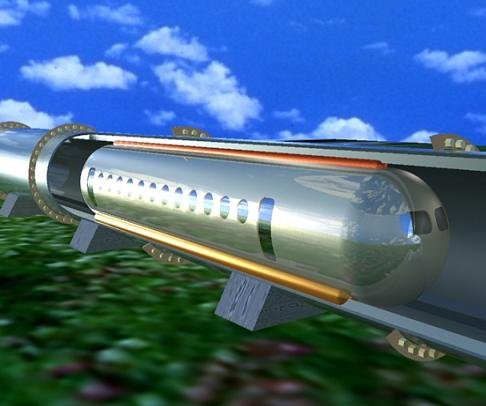 真空管道磁懸浮星際列車(真空磁懸浮列車)