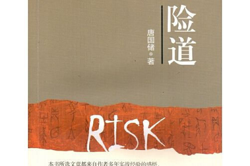 險道(2017年中國金融出版社出版的圖書) 險道(2017年中國金融出版社出版的圖書)
