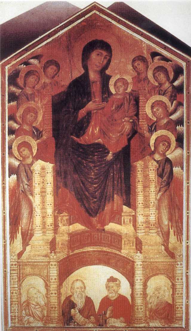 聖母子(創作於公元1280年)，祭壇畫