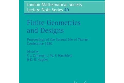 Finite Geometries and Designs Finite Geometries and Designs