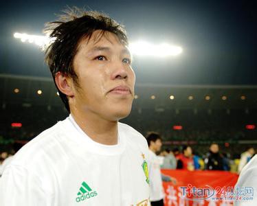 王長慶在北京國安2009年奪冠後落淚