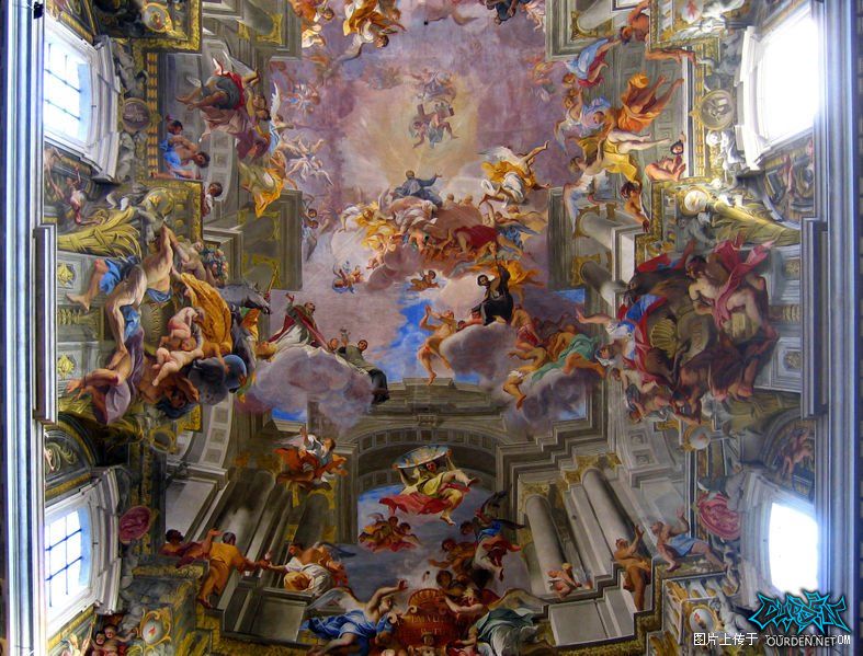 聖伊尼齊歐（ignazio）教堂天頂畫