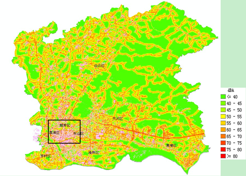 廣州市交通噪聲地圖