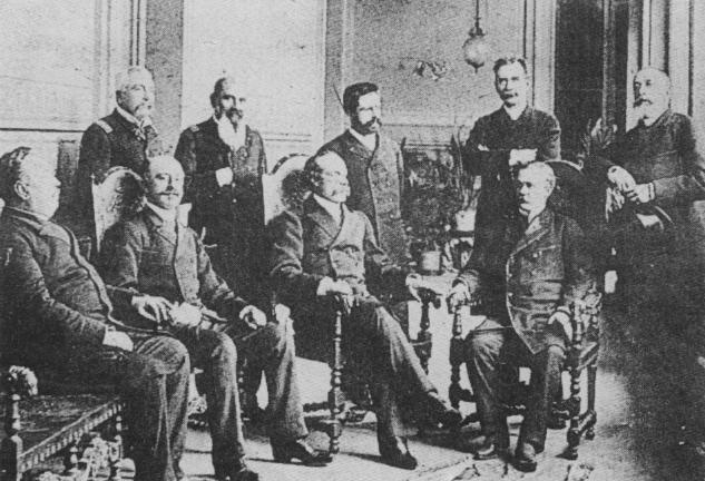 巴爾馬塞達總統和他的內閣成員