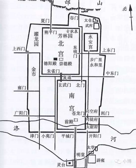 漢洛陽城地圖