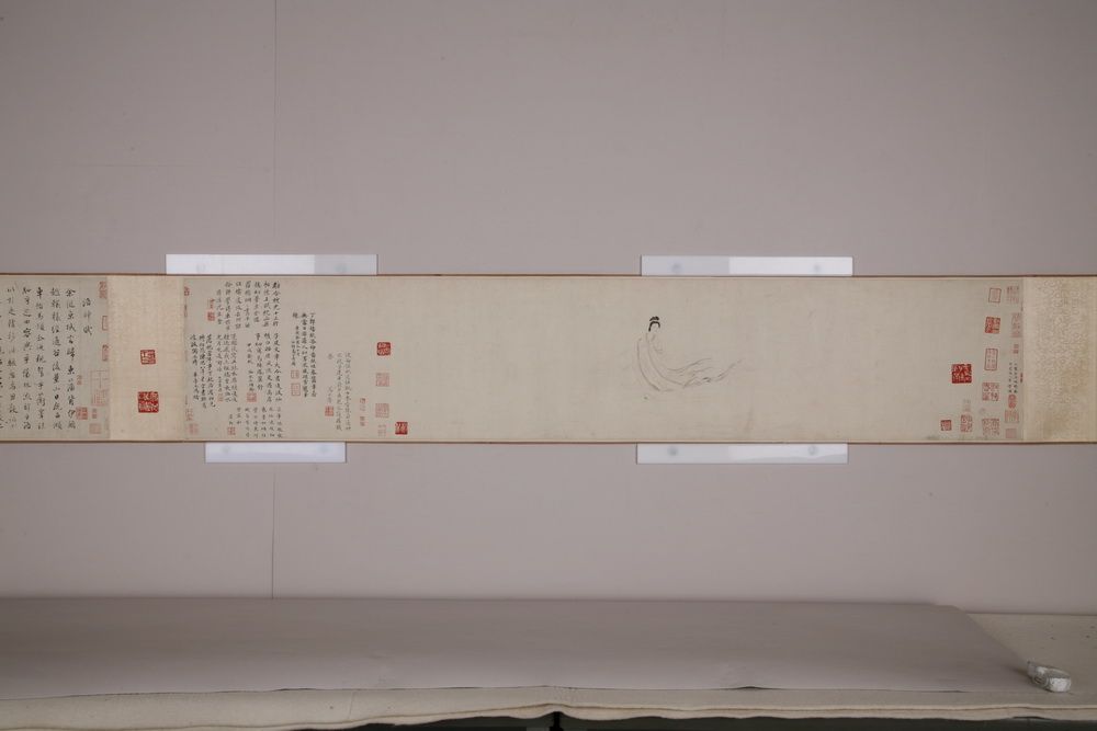 洛神圖(明代丁雲鵬創作的紙本水墨畫) 洛神圖(明代丁雲鵬創作的紙本水墨畫)