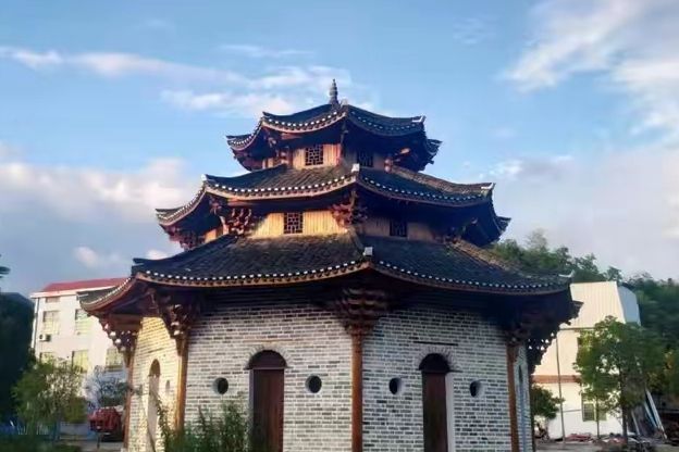 八角亭(湖南省資興市塘家灣村八角亭) 八角亭(湖南省資興市塘家灣村八角亭)