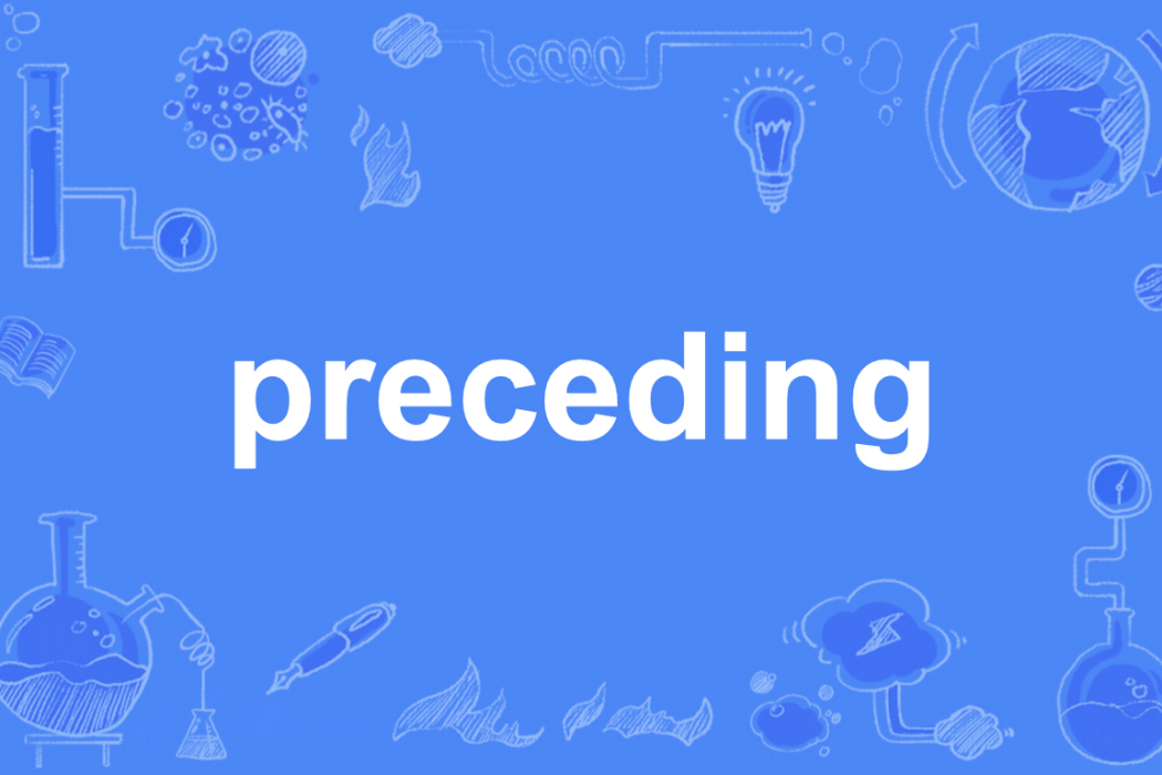 preceding preceding
