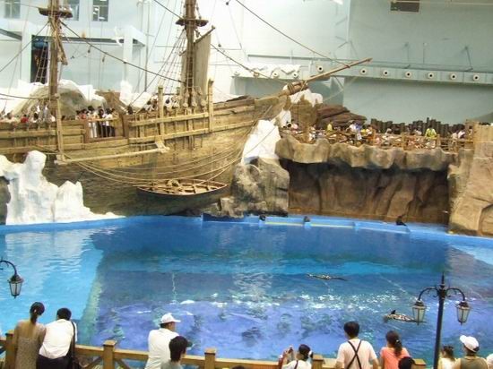 海獅海豹混養池