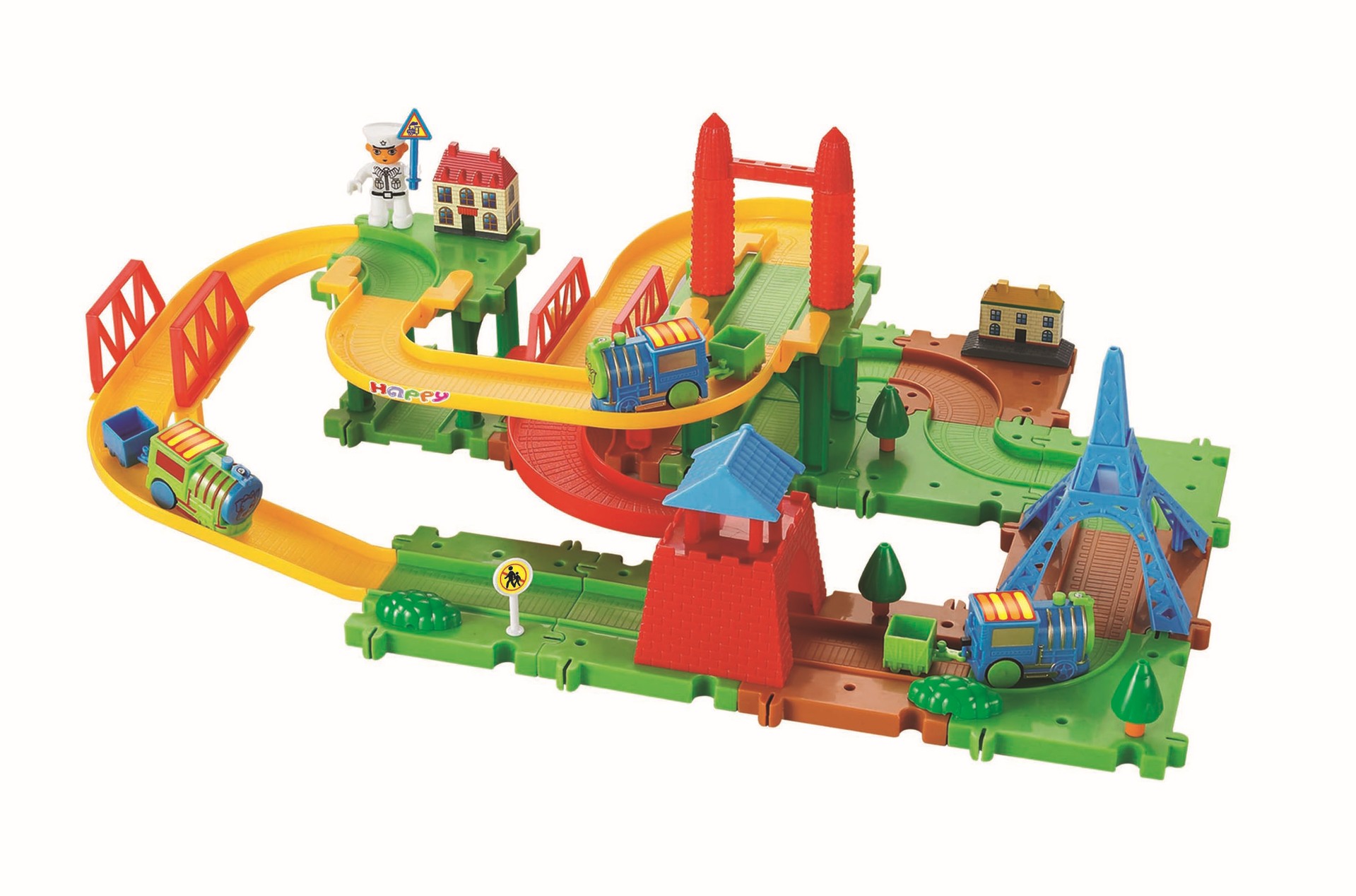 軌道火車(供兒童玩樂的機械玩具)