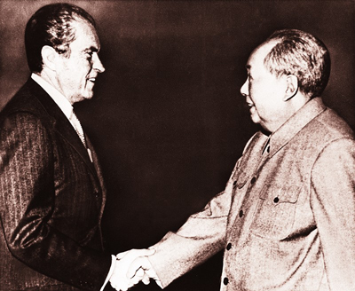 1972年毛澤東主席會見尼克森總統