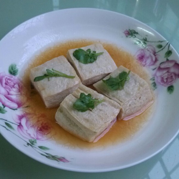清蒸凍豆腐