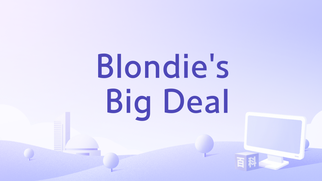 Blondie\x27s Big Deal Blondie\x27s Big Deal