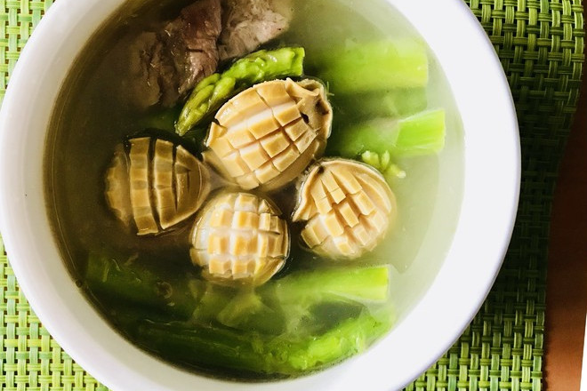 鮑魚蘆筍湯 鮑魚蘆筍湯