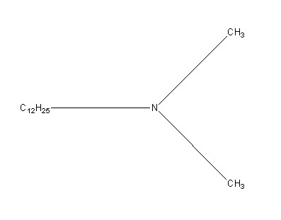 十二烷基二甲基叔胺分子式