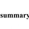 summary summary