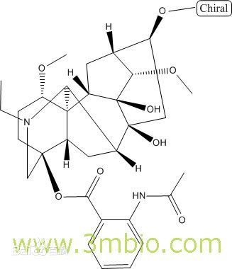 高烏甲素(刺烏頭鹼) 高烏甲素(刺烏頭鹼)