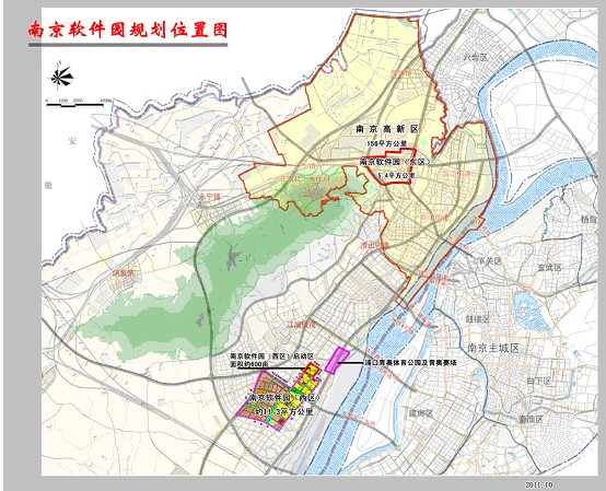 南京軟體園地理位置圖