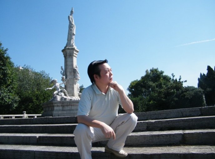 張智華老師在三峽橘園