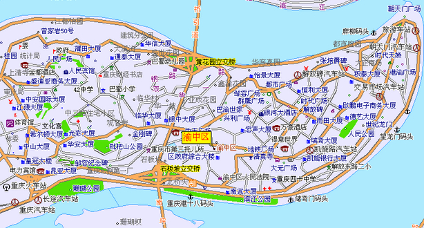 渝中區交通地圖