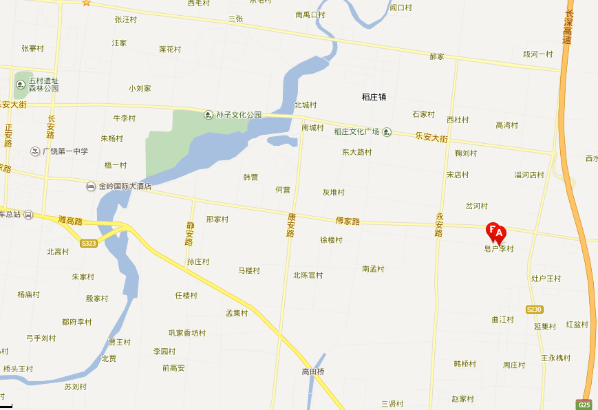 皂李莊村