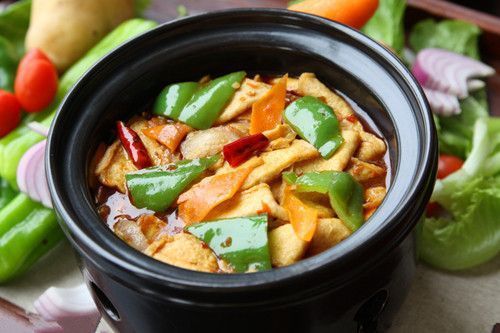 草菇豆腐煲 草菇豆腐煲