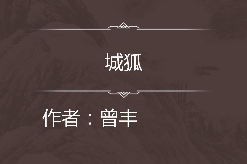 城狐 城狐