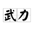 武力(漢語詞語) 武力(漢語詞語)