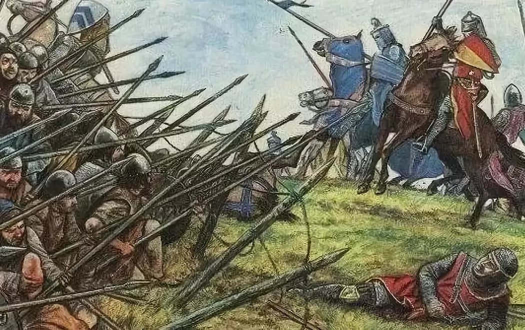 英軍騎兵在蘇格蘭人的方陣面前 毫無收穫