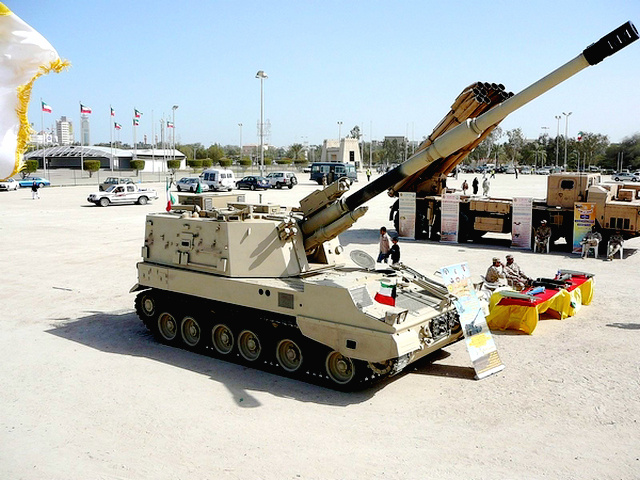 科威特裝備的PLZ-45自行火炮