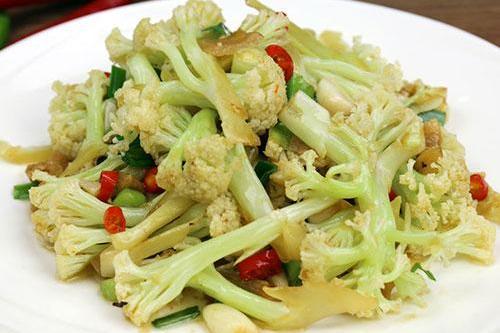 蒜香花菜湯