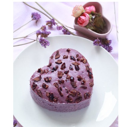 愛心紫薯發糕