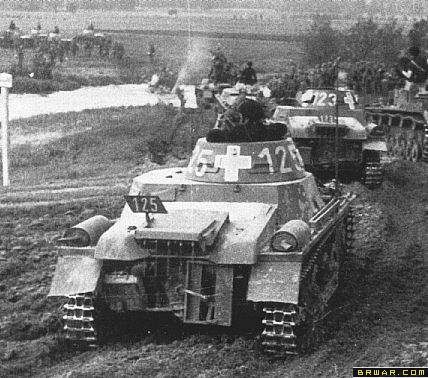 德軍入侵波蘭的一號坦克