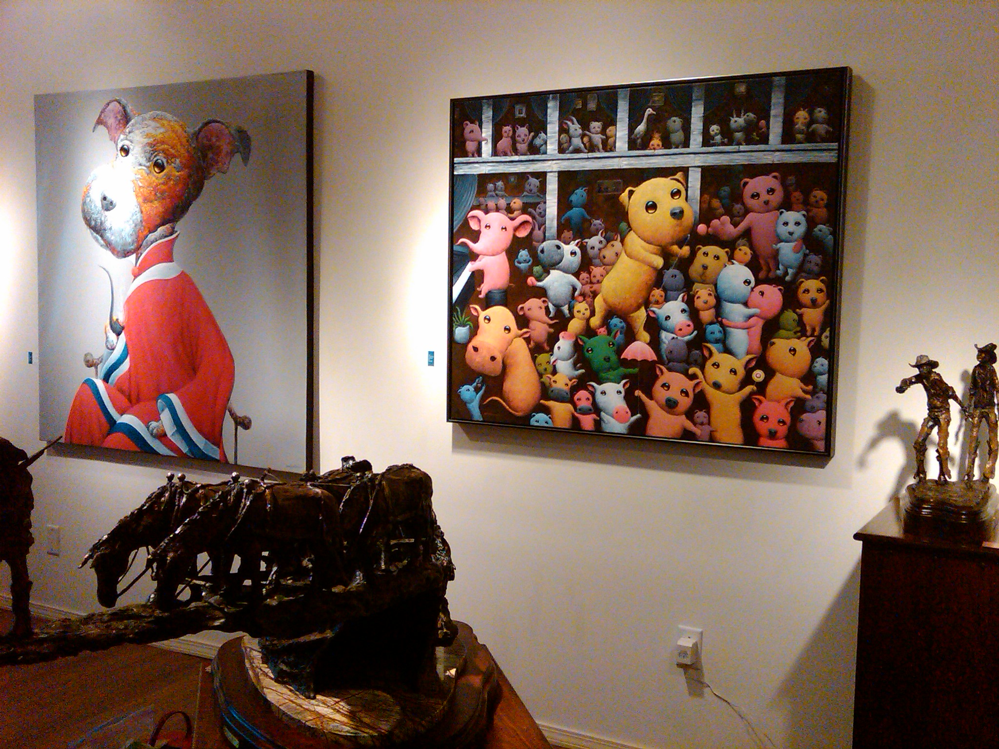2012年美國新墨西哥州聖達菲博物館舉辦WANG ZHIWU個展