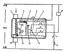 圖1 JC3.5型壓差控制器及其接線