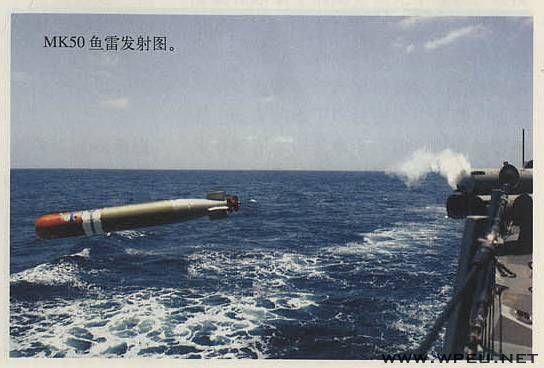 MK-50魚雷發射瞬間