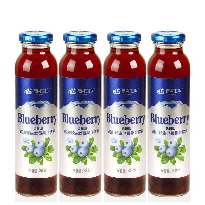長白工坊藍莓果汁