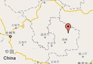 城壕鄉在甘肅省內位置