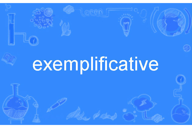 exemplificative exemplificative
