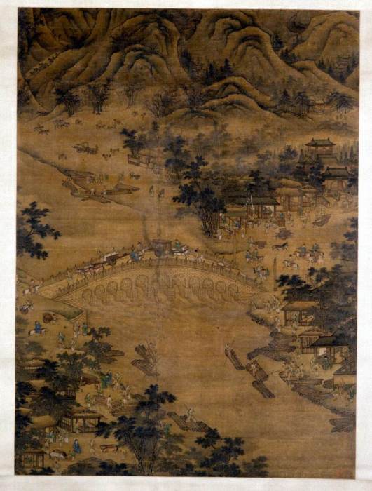 盧溝運筏圖